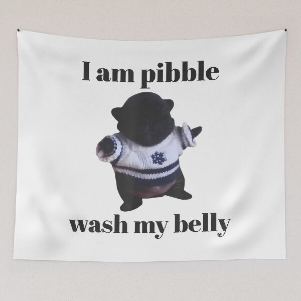 Item preview, Funny Pitbull Animal Humor Pibble Dog Meme Cute designed and sold by Olincristie.