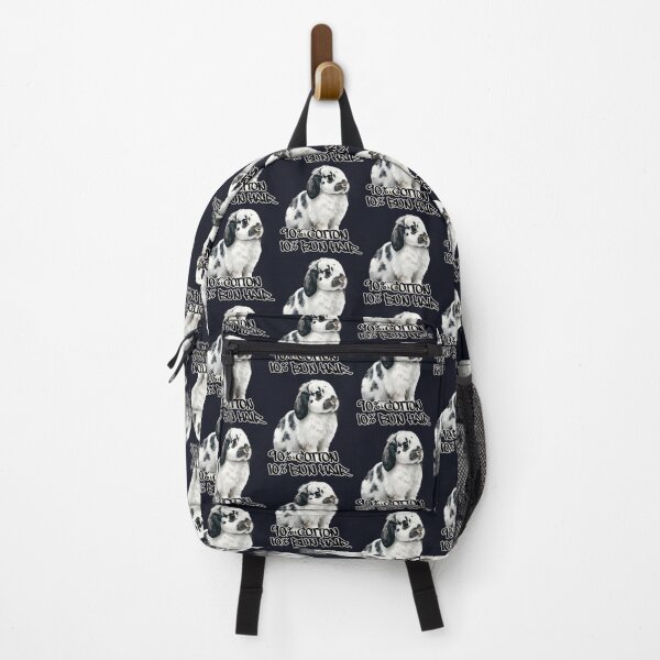 Item preview, Black and white spotted Holland lop rabbit, 90% cotton, 10% bun hair designed and sold by LiskoDesign.