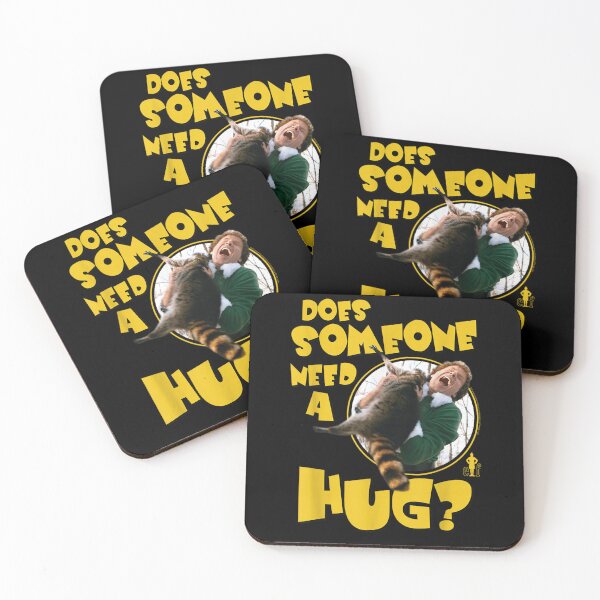 Item preview, Elf Need a Hug Raccoon Attack Funny Christmas Movie designed and sold by PonyRoniku.