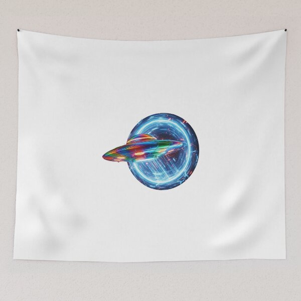 Item preview,  UFO, ufo exit, ufo path, teleportation, ufo portal, Space Illusion T-Shirt, Galaxy, UFO, Alien, Stargate, Time Travelspace, galaxy, ufo, milky way, planets, aliens, stargate, star gate, time travel designed and sold by chipmuckdesignn.