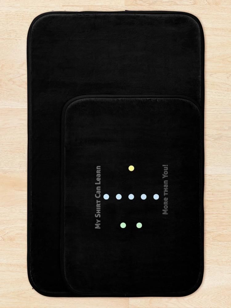Thumbnail 5 of 6, Bath Mat, Neural Network — Machine Learning designed and sold by SigneWamhoff.