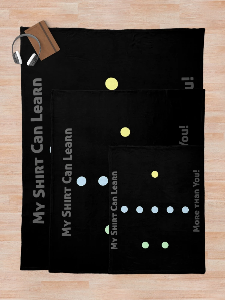 Thumbnail 5 of 6, Throw Blanket, Neural Network — Machine Learning designed and sold by SigneWamhoff.