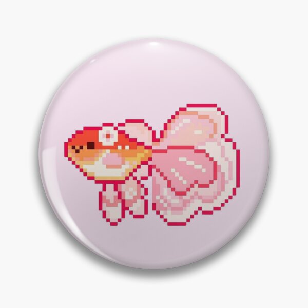 Item preview, Cute pixel fish designed and sold by croissantback.