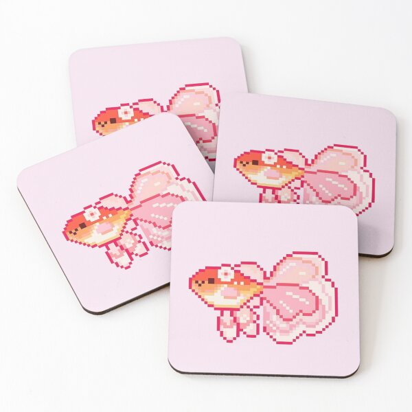 Item preview, Cute pixel fish designed and sold by croissantback.