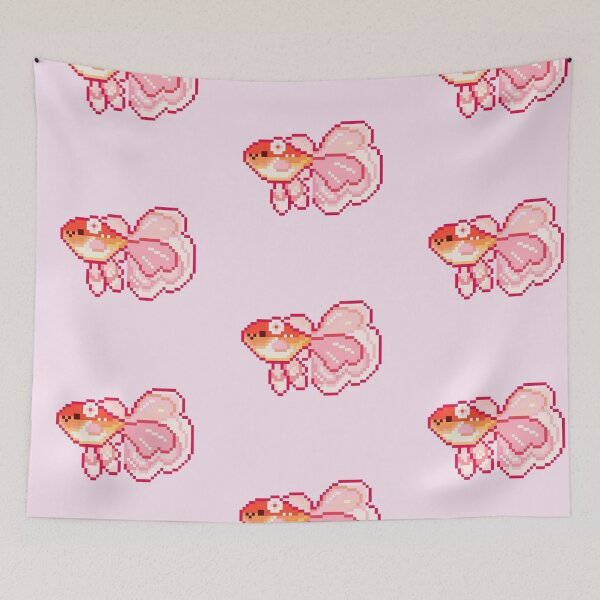 Item preview, Cute pixel fish designed and sold by croissantback.