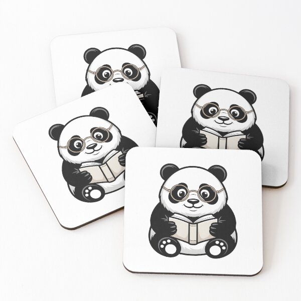 Item preview, Cute Panda Reading a Book with Glasses designed and sold by Mr-wow.