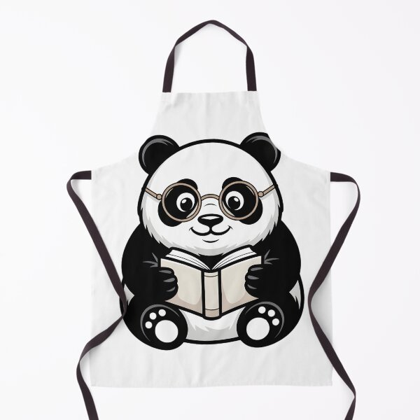 Item preview, Cute Panda Reading a Book with Glasses designed and sold by Mr-wow.