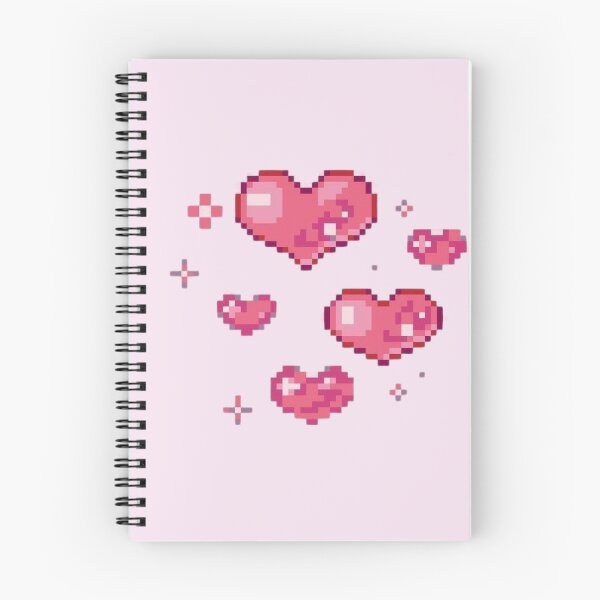 Item preview, Cute red heart pixel designed and sold by croissantback.