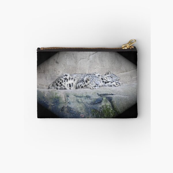 Item preview, Snow leopard cub – Sleeping on the rock / Swiss Artwork Photography designed and sold by Raphael Wolf.