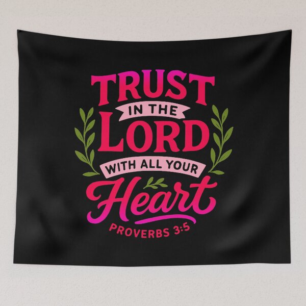 Item preview, Proverbs 3:5 Trust in the LORD with all your heart designed and sold by plushism.