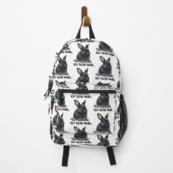 Item preview, Small black dwarf rabbit, 90% cotton, 10% bun hair designed and sold by LiskoDesign.