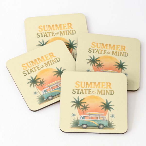 Item preview, Retro Beach Camper Design designed and sold by PrintandJoy.