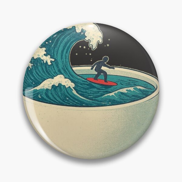 Item preview, Coffee Wave Surfer T-Shirt | Caffeine Surf Energy Tee designed and sold by KDesignCrafts.