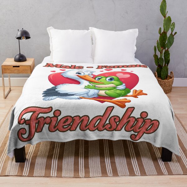 Item preview, Friendship of a Stork and a Frog designed and sold by Art-Arcade6.