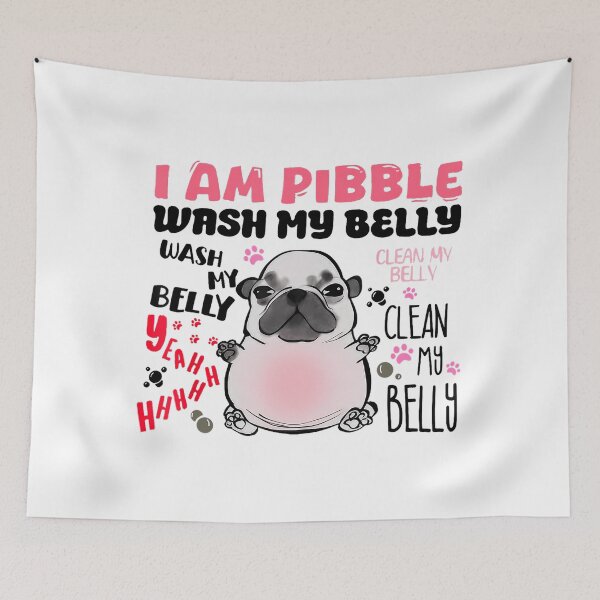 Item preview, Pibble Humor Funny Cute Animal Pitbull Dog Meme designed and sold by Olincristie.