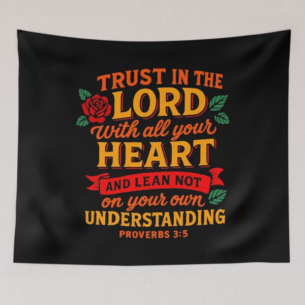 Item preview, Proverbs 3:5 Trust in the LORD with all your heart designed and sold by plushism.