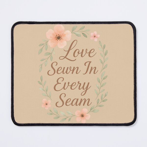 Item preview, Love Sewn in Every Seam – Vintage Sewing Quote T-Shirt designed and sold by HooptownRV.