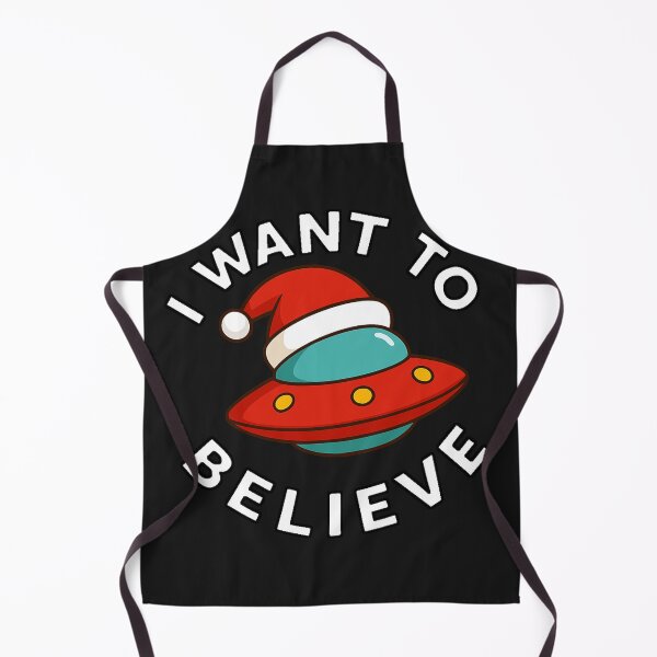 Item preview, I want believe funny ufo with santa hat designed and sold by JamesDunican.