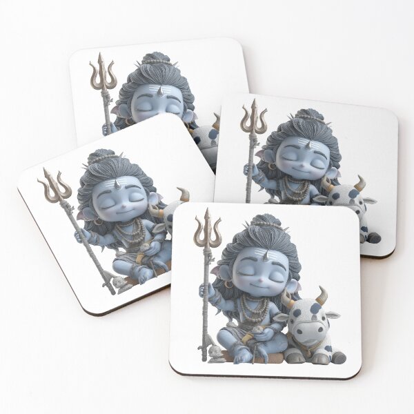 Item preview, Cute Chibi Shiva Illustration – Kawaii Hindu God of Meditation and Cosmic Energy designed and sold by GoldenChiArt.