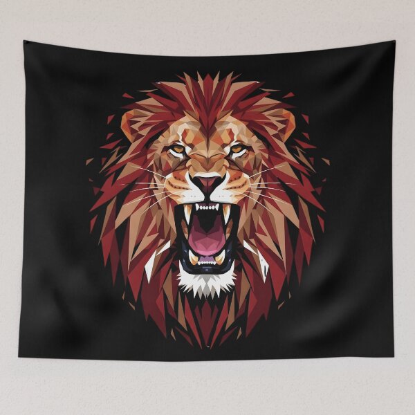 Item preview, Geometric Lion Head designed and sold by ifundesign.