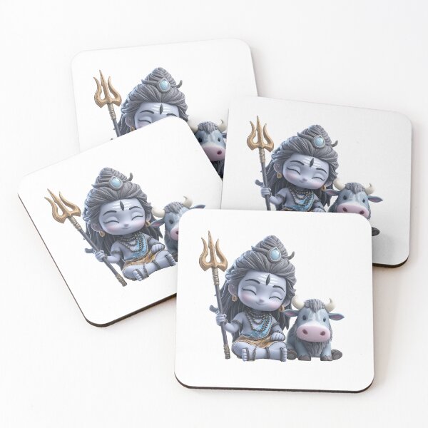Item preview, Cute Chibi Shiva Illustration – Kawaii Hindu God of Meditation and Cosmic Energy designed and sold by GoldenChiArt.