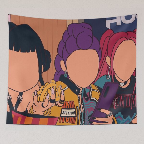 Item preview, Huntrix Pre-show carb loading faceless painting designed and sold by Rosa-Canina64.