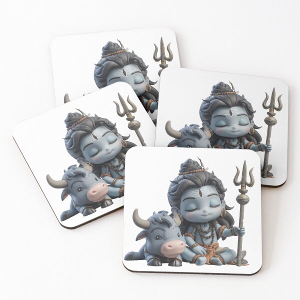 Item preview, Cute Chibi Shiva Illustration – Kawaii Hindu God of Meditation and Cosmic Energy designed and sold by GoldenChiArt.