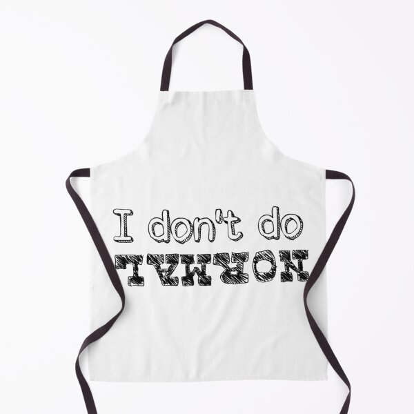 Item preview, I Don’t Do Normal – Funny Upside Down Quote designed and sold by kifayat22.