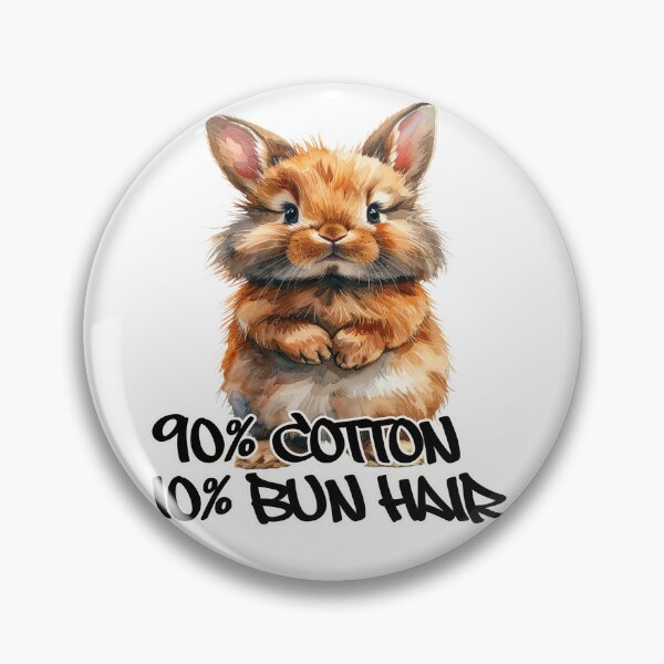 Item preview, Brown, dark brown, tabby lionhead rabbit standing on hind legs, 90% cotton, 10% bun hair designed and sold by LiskoDesign.