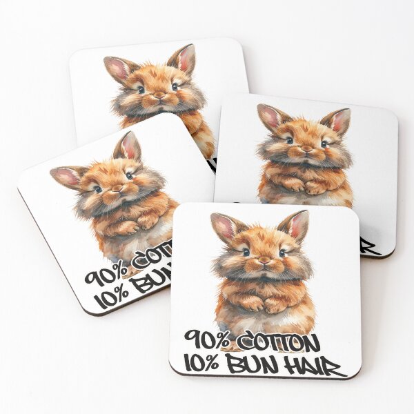 Item preview, Brown, dark brown, tabby lionhead rabbit standing on hind legs, 90% cotton, 10% bun hair designed and sold by LiskoDesign.
