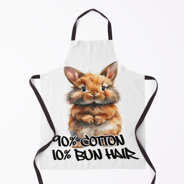 Item preview, Brown, dark brown, tabby lionhead rabbit standing on hind legs, 90% cotton, 10% bun hair designed and sold by LiskoDesign.