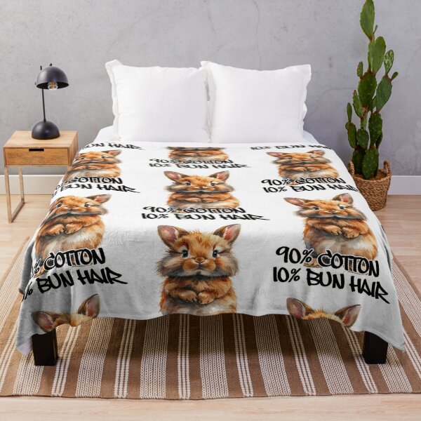 Item preview, Brown, dark brown, tabby lionhead rabbit standing on hind legs, 90% cotton, 10% bun hair designed and sold by LiskoDesign.