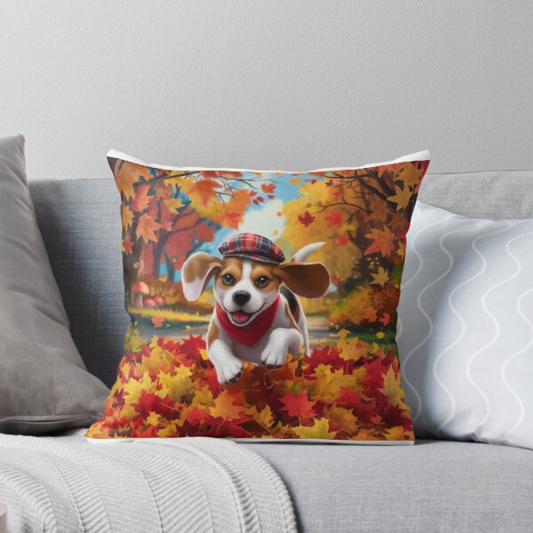 Item preview, Autumn Beagle Bliss designed and sold by NeatThingLover.