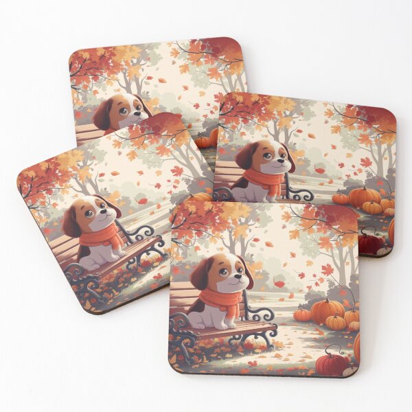 Item preview, Cozy Fall Beagle designed and sold by NeatThingLover.