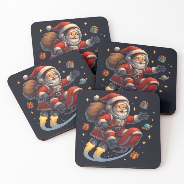 Item preview, Cosmic Christmas – Astronaut Santa in Space designed and sold by Ombrya.