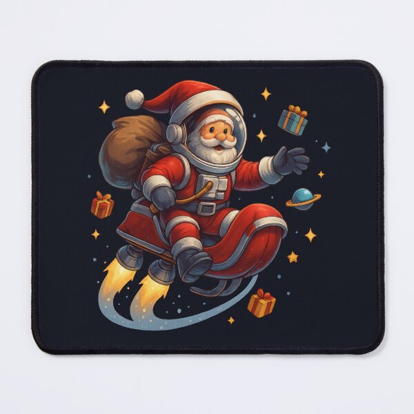 Item preview, Cosmic Christmas – Astronaut Santa in Space designed and sold by Ombrya.
