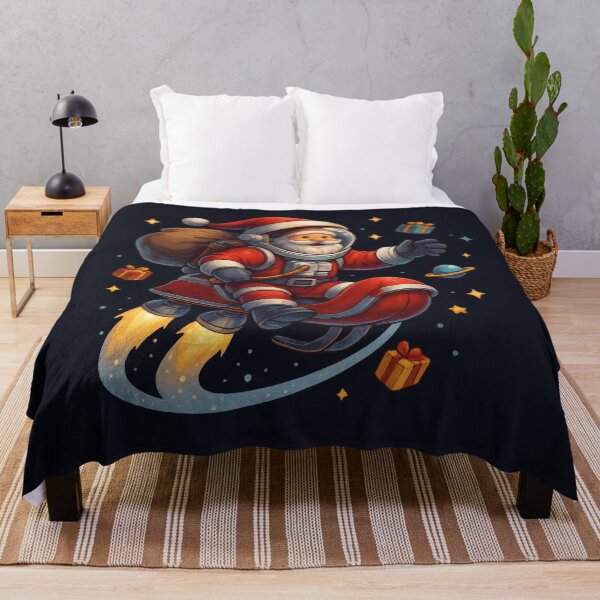 Item preview, Cosmic Christmas – Astronaut Santa in Space designed and sold by Ombrya.