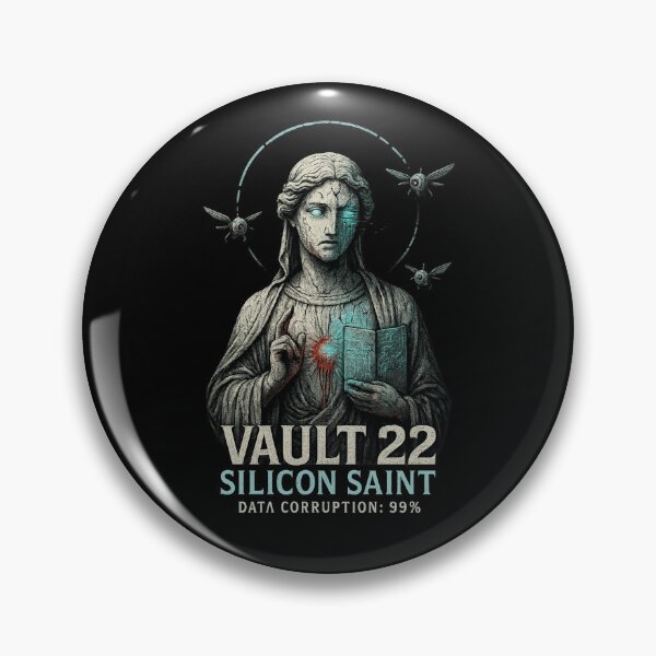 Item preview, Vault 22: Silicon Saint – Cyber Gothic AI Statue designed and sold by Vault 22.