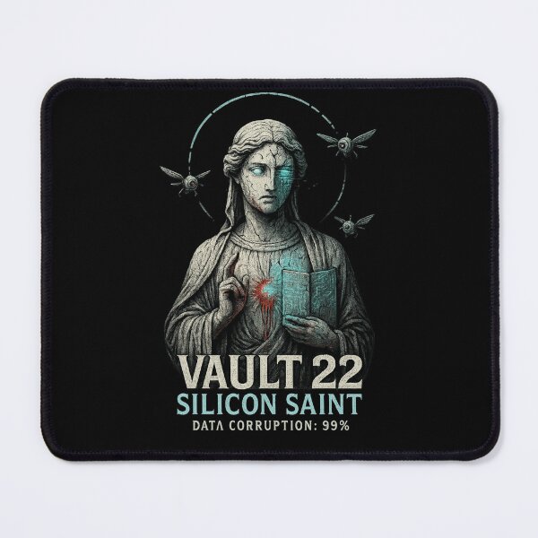 Item preview, Vault 22: Silicon Saint – Cyber Gothic AI Statue designed and sold by Vault 22.