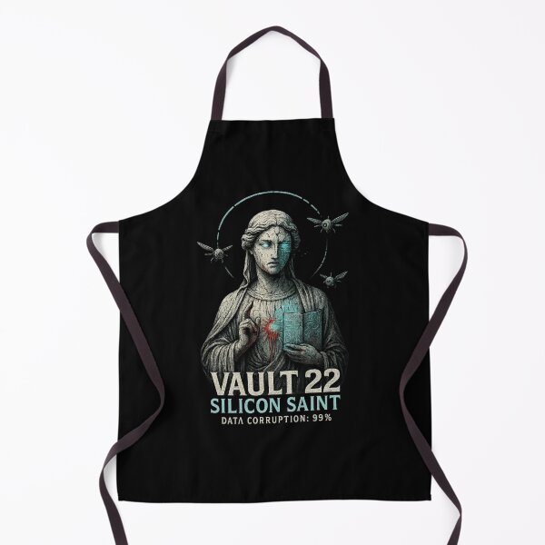 Item preview, Vault 22: Silicon Saint – Cyber Gothic AI Statue designed and sold by Vault 22.
