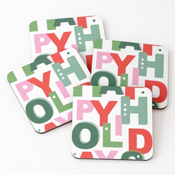 Item preview, Happy Holidays Bold Typography designed and sold by MPillustration.