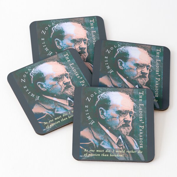 Item preview, Émile Zola quote: As one must die, I would rather die of passion than boredom! designed and sold by artbleed.