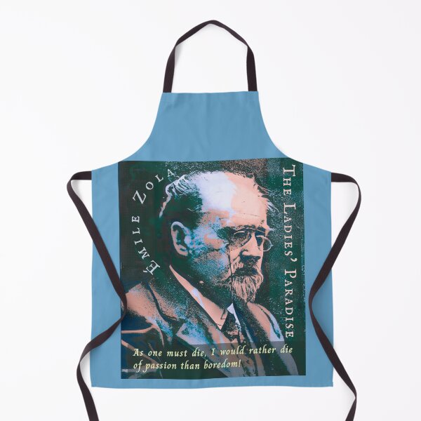 Item preview, Émile Zola quote: As one must die, I would rather die of passion than boredom! designed and sold by artbleed.