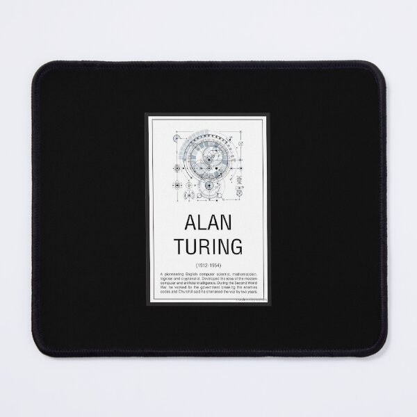 Item preview, Computing Pioneer Portrait — Turing designed and sold by SigneWamhoff.