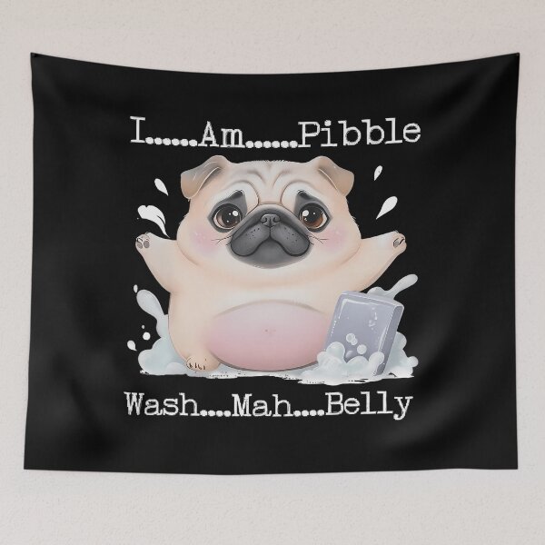 Item preview, Meme Cute Funny Pibble Humor Pitbull Dog Animal designed and sold by Olincristie.