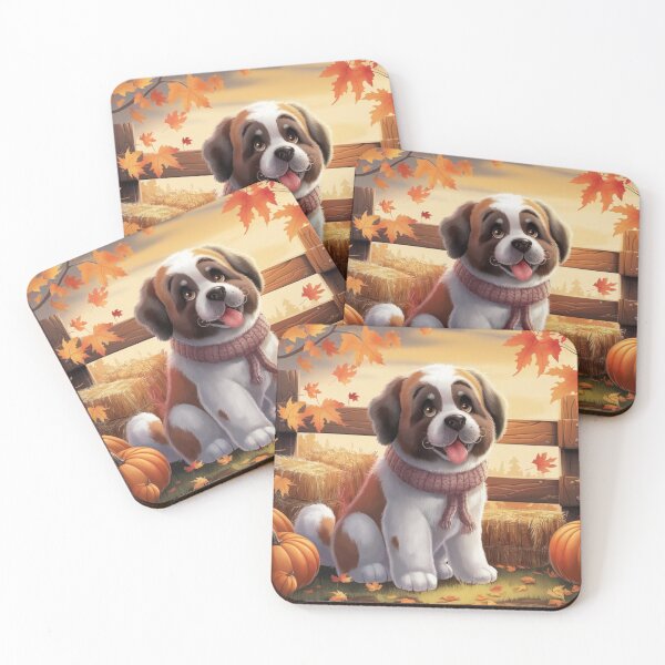 Item preview, Autumn St Bernard Bliss designed and sold by NeatThingLover.