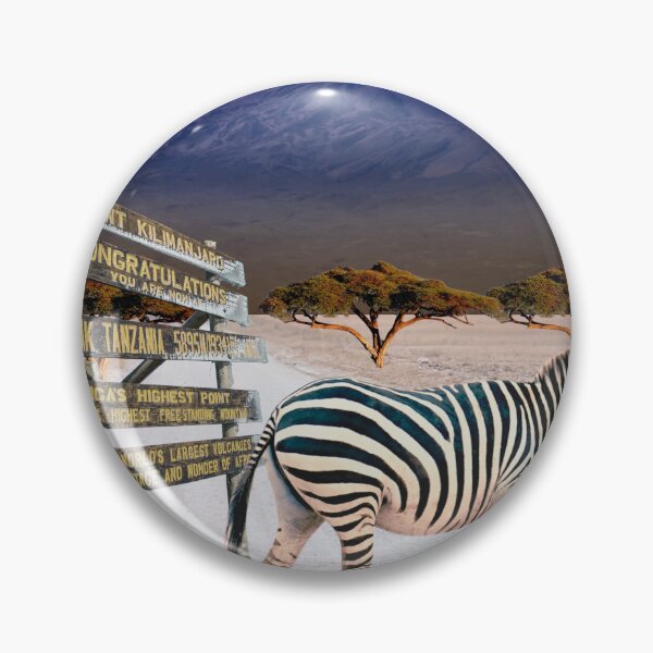 Item preview, Zebra crossing on Kilimanjaro designed and sold by Twisted Traveler.
