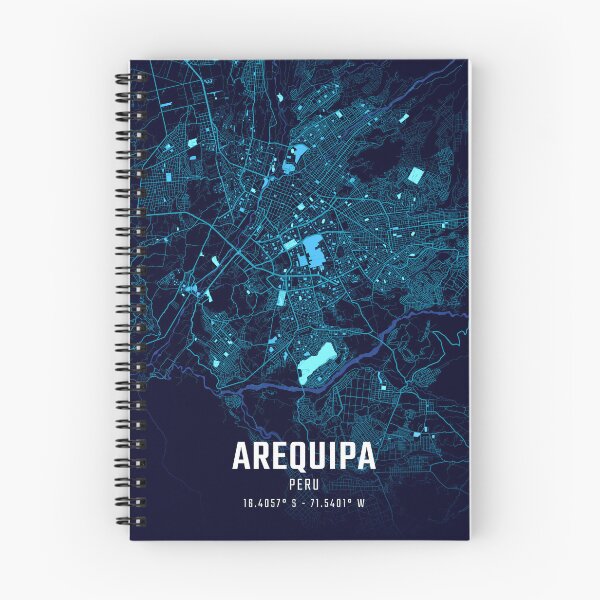 Item preview, Arequipa Midnight City Map designed and sold by HomeLivingCo.