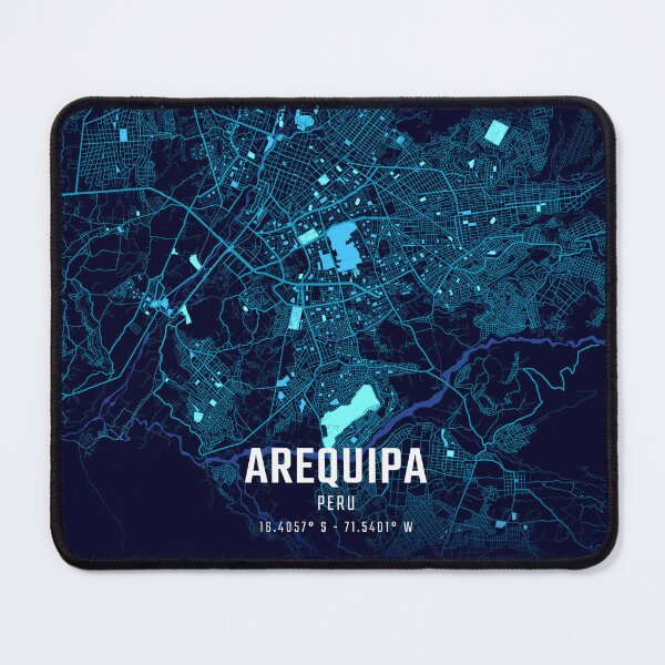 Item preview, Arequipa Midnight City Map designed and sold by HomeLivingCo.