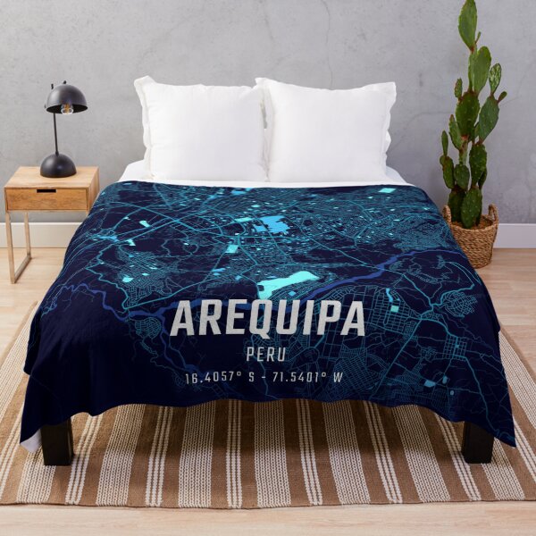 Item preview, Arequipa Midnight City Map designed and sold by HomeLivingCo.